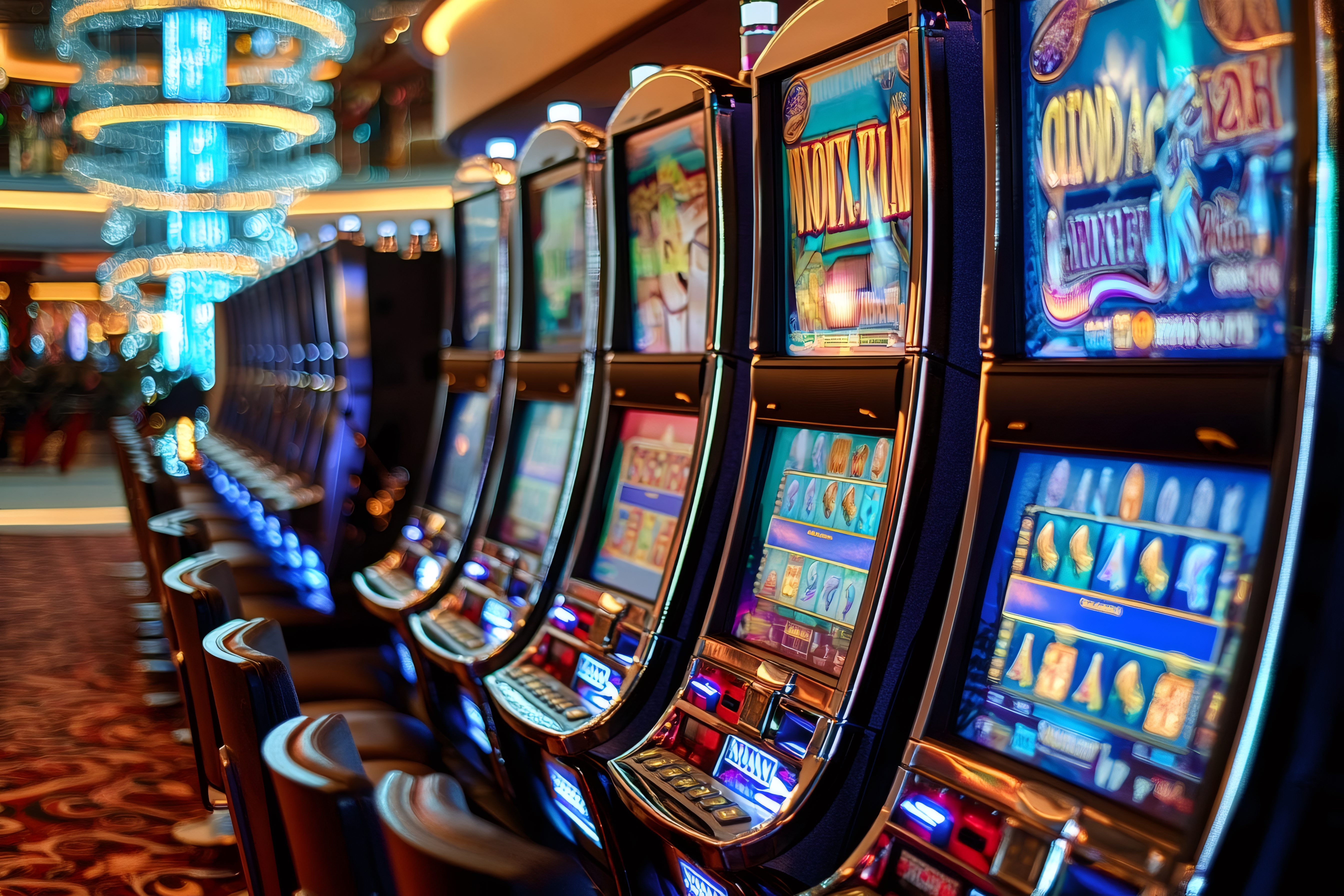Slot Machines at Shorelines Casino Belleville
